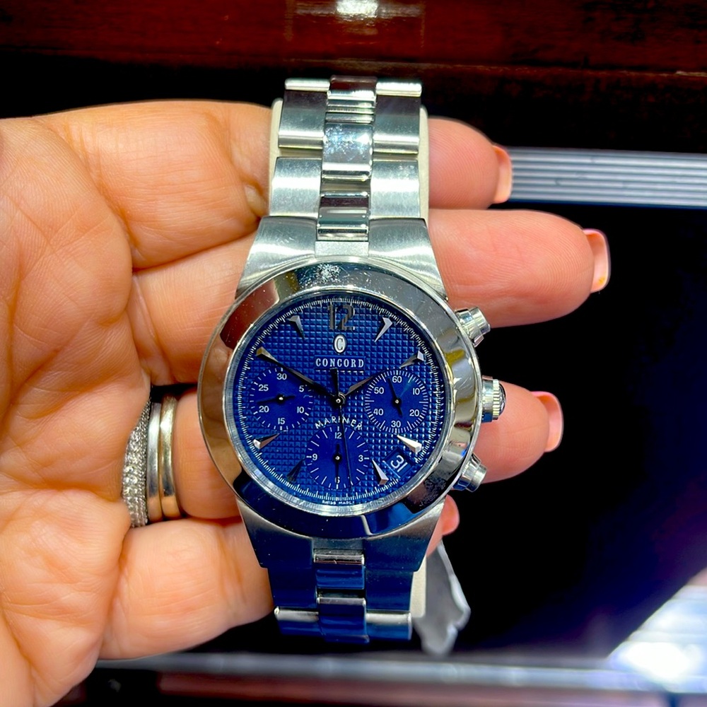 Concord Mariner Chronograph Stainless Steel Watch
